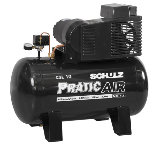 Compressor Schulz Pratic Air CSL 10/100L 2cv